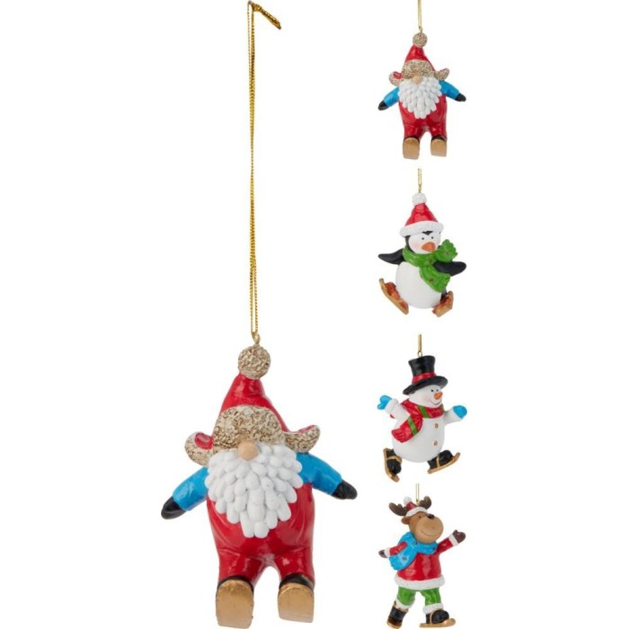 PENDENTE FIG.NATALE 8CM 4ASS
